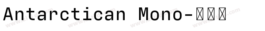 Antarctican Mono字体转换